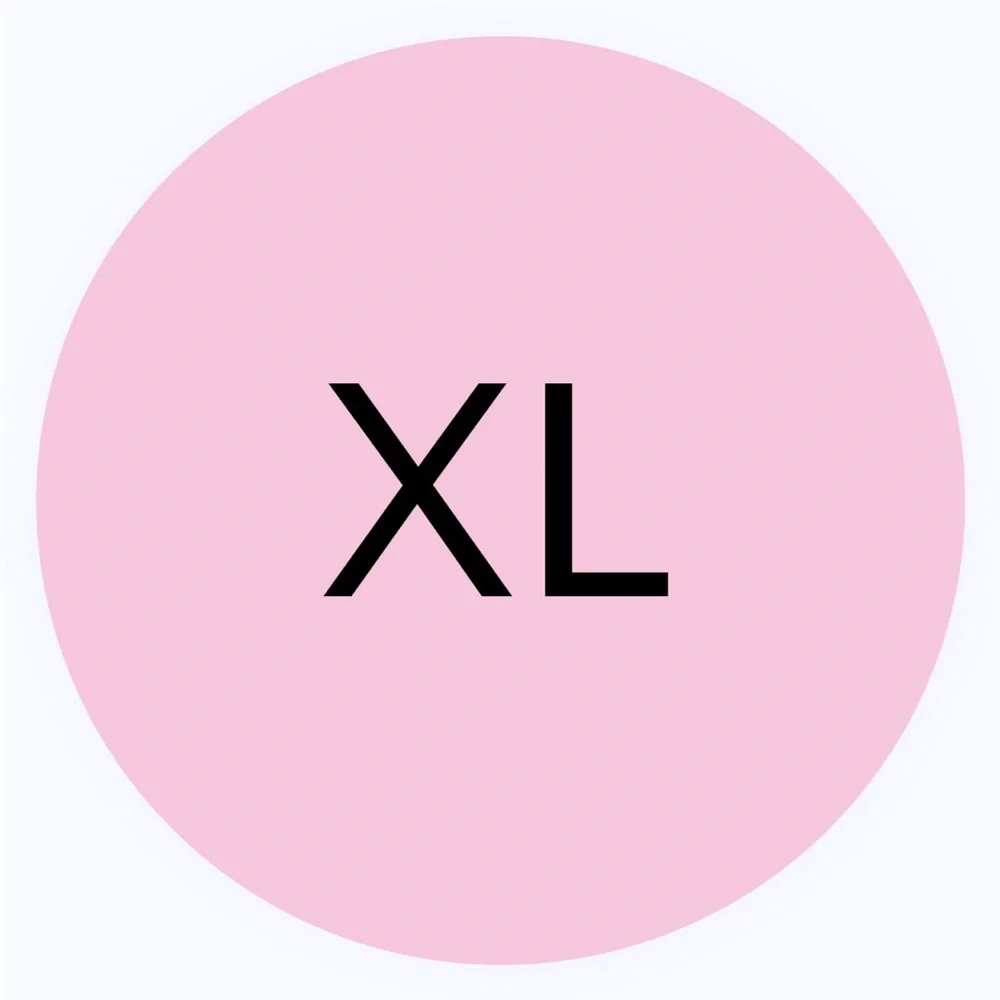 30 STICKERS -‎ 2” ROUND - SIZE XL LABELS - PINK